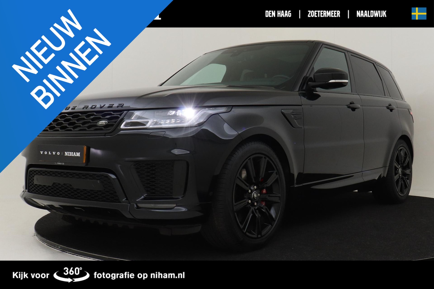 Land Rover Range Rover Sport - P400e HSE DYNAMIC STEALTH -PANO.DAK|MEMORY.SEATS|LUCHTVERING|MERIDIAN|CAMERA - AutoWereld.nl