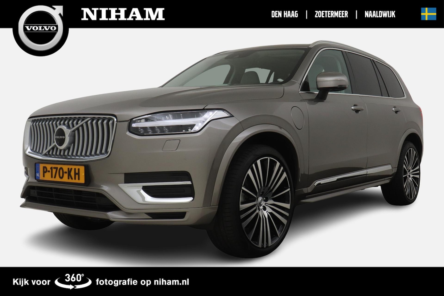 Volvo XC90 - T8 RECHARGE AWD INSCRIPTION -LUCHTVERING|GEVENT.LEDER+MASSAGE|PANO.DAK|BOWERS&WILKINS|22"| - AutoWereld.nl