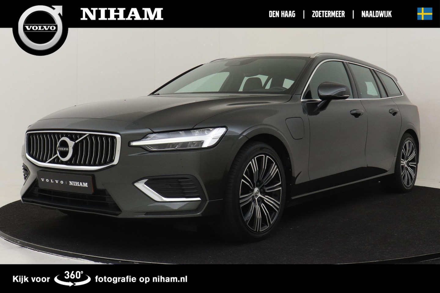 Volvo V60 - T8 TE AWD INSCRIPTION -PANO.DAK|HK-AUDIO|GEVENT.LEDER+MASSAGE|ELEK.STOELEN|ADAP.CRUISE - AutoWereld.nl