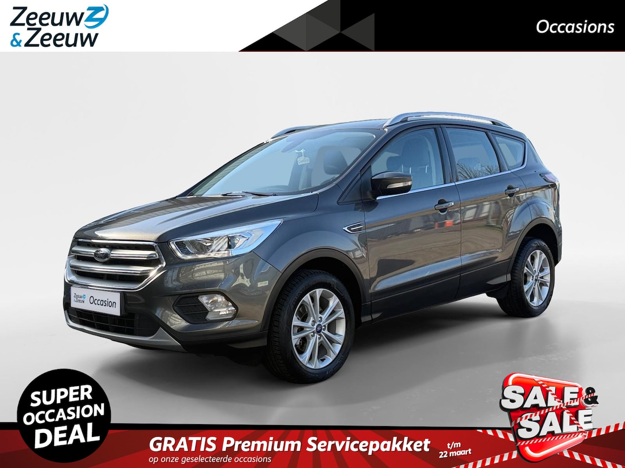 Ford Kuga - 1.5 EcoBoost Titanium Dealer onderhouden | TREKHAAK | Climate Control | 12 maanden Bovag g - AutoWereld.nl