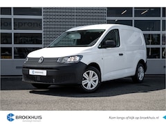 Volkswagen Caddy - BPM VRIJ | 102 PK | Airco | DAB+ | Trekhaak | Navi by App | Armsteunen | Reservewiel