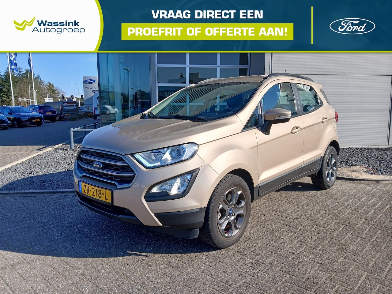 Ford EcoSport - 1.0 EcoBoost 125pk Trend Ultimate | Navigatie | Airco | Parkeersensoren achter | - AutoWereld.nl