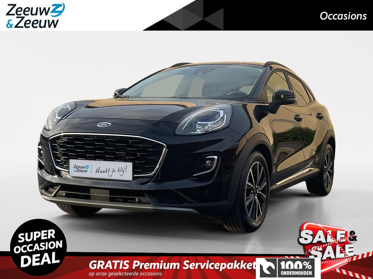 Ford Puma - 1.0 EcoBoost Hybrid Titanium | Dealer onderhouden | Navigatie | Apple carplay & Android au - AutoWereld.nl