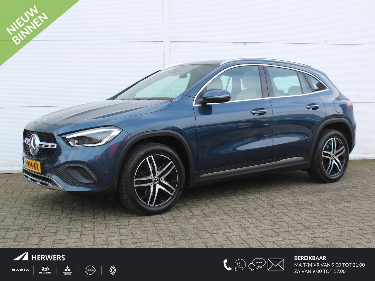 Mercedes-Benz GLA-Klasse - 200 Business Solution Luxury AUTOMAAT / Lederen Bekleding / Matrix LED / Stoelverwarming V - AutoWereld.nl