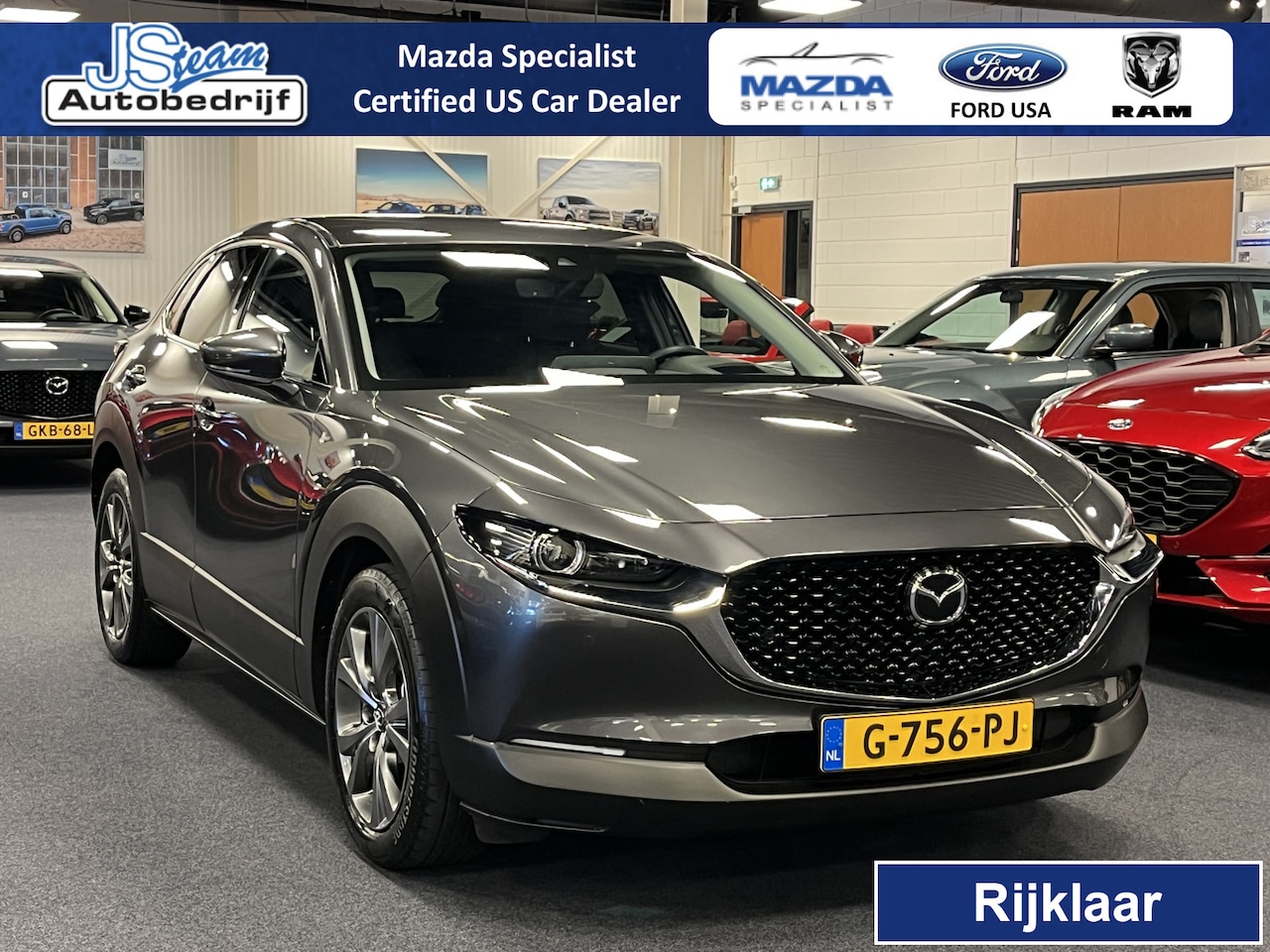 Mazda CX-30 - 2.0 e-SkyActiv-X 180PK Luxury Leder 18inch Camera Adaptive Cruise Schuifdak Trekhaak - AutoWereld.nl