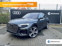 Audi Q5 Sportback - 55 TFSI e S edition Competition/Dakreling zwart/Optiek zwart/Lane assist/Inklapbare buiten