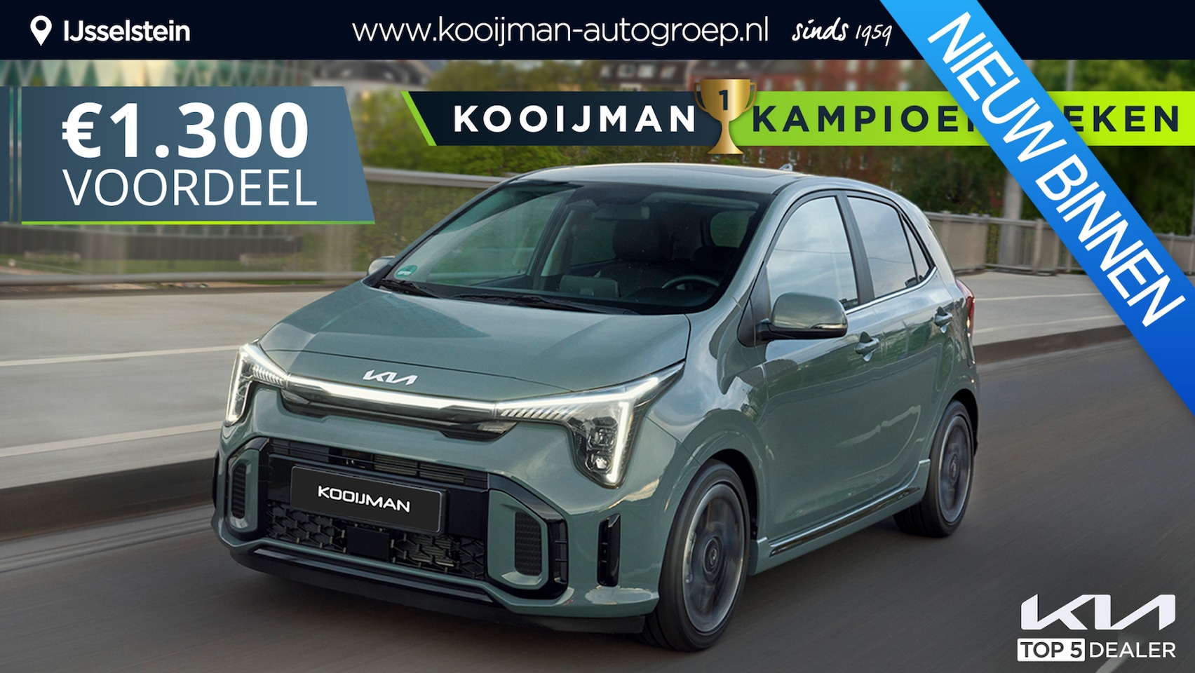 Kia Picanto - 1.0 DPI DynamicPlusLine Automaat! Ruim €1.300,- Voordeel! Meerdere kleuren uit voorraad le - AutoWereld.nl