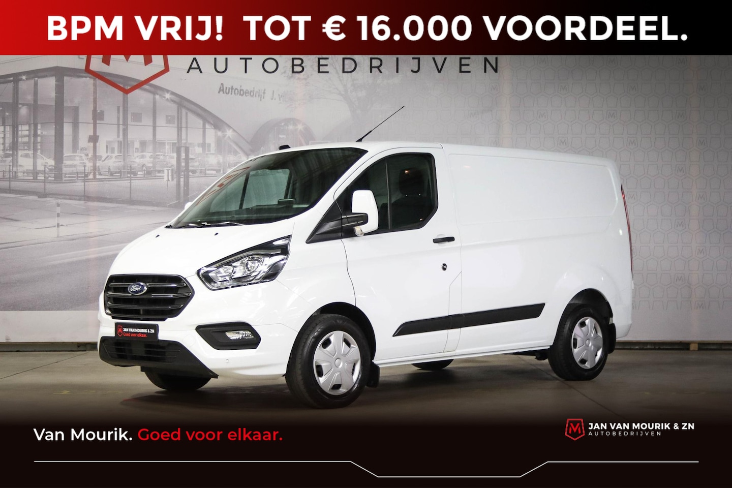 Ford Transit Custom - 320 2.0 TDCI L1H1 Limited | AIRCO | CRUISE | NAVIGATIE | DAB | APPLE | CAMERA - AutoWereld.nl