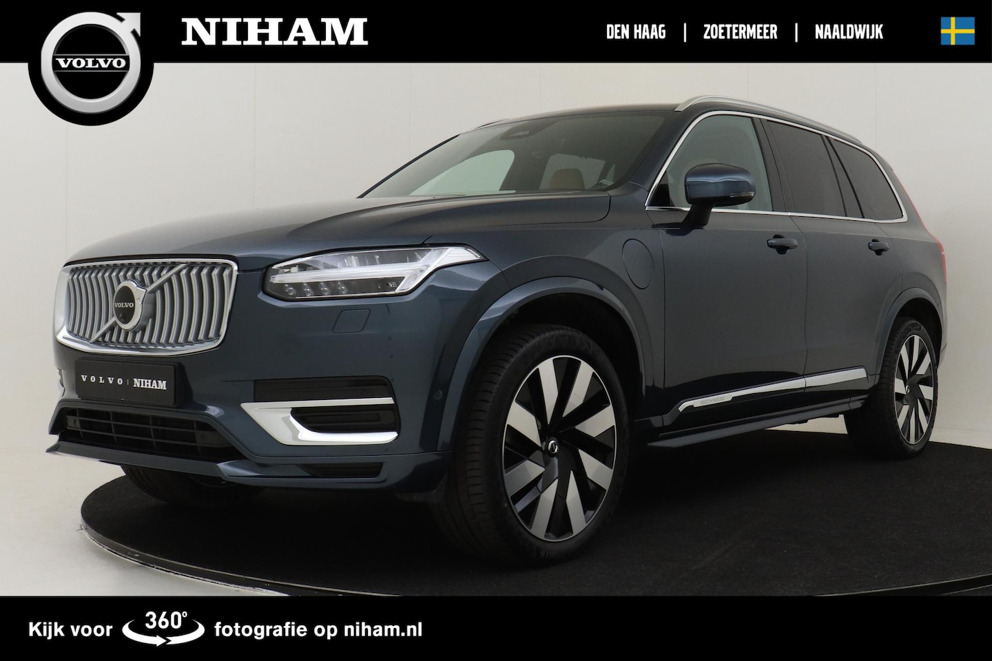 Volvo XC90 - T8 RECHARGE AWD ULTIMATE BRIGHT -PANO.DAK|360°CAM|BOWERS&WILKINS|GEVENT.LEDER+MASSAGE|21" - AutoWereld.nl