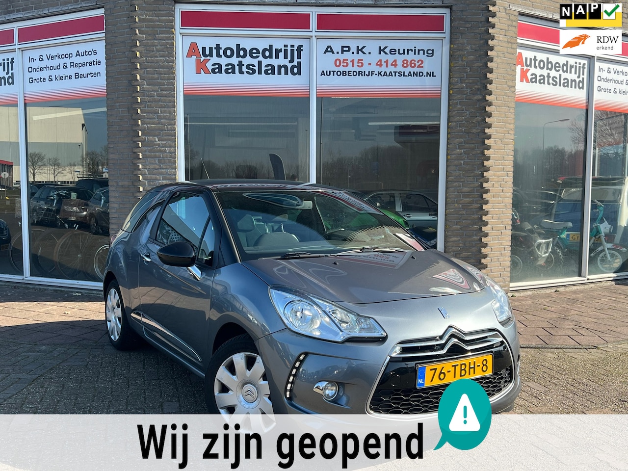 Citroën DS3 - 1.6 e-HDi So Chic - Cruise - Airco - 2012 - AutoWereld.nl