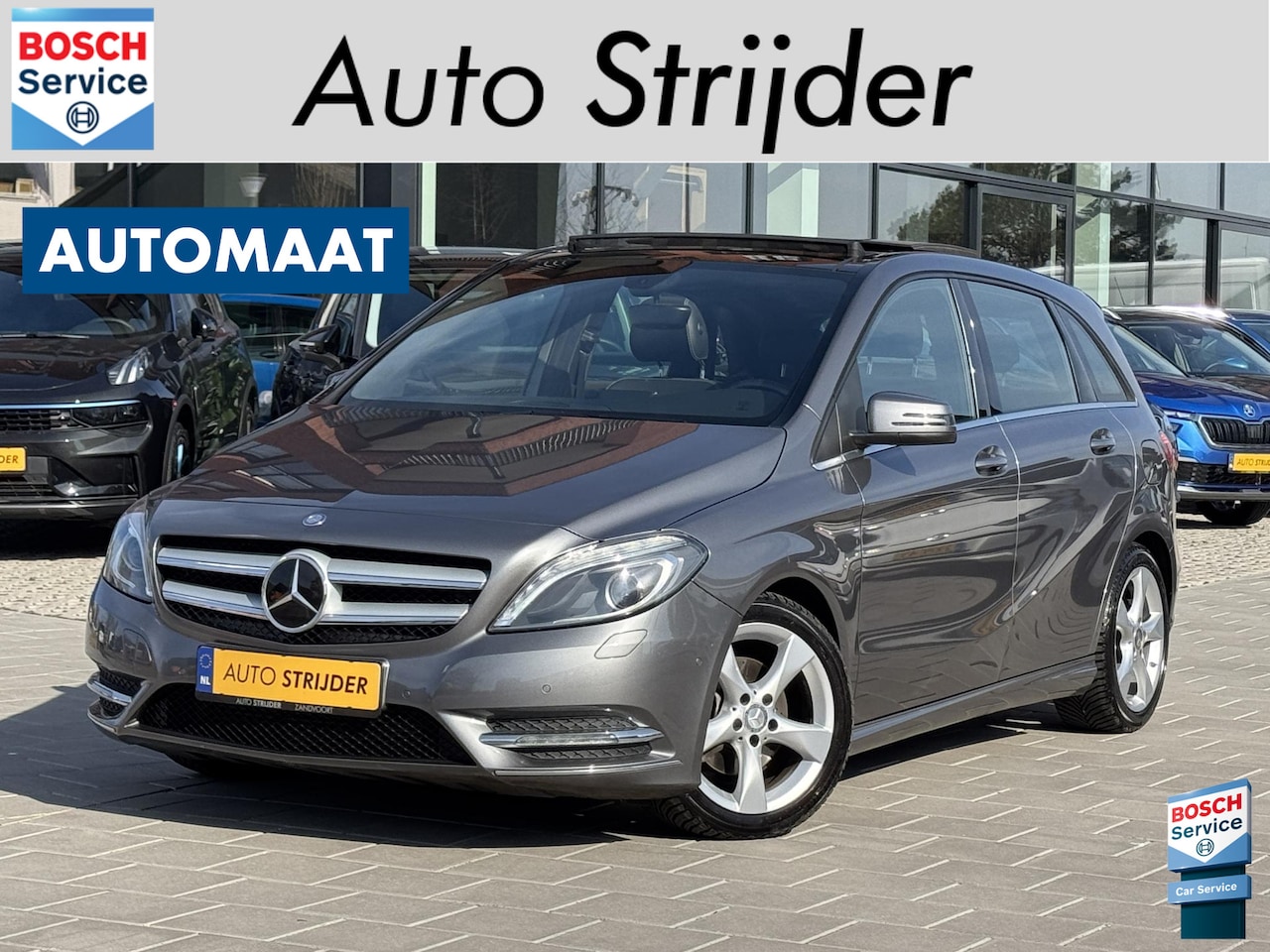 Mercedes-Benz B-klasse - 180 Ambition Automaat | Panodak | 4-seizoensbanden | 1e eigenaar | trekhaak - AutoWereld.nl