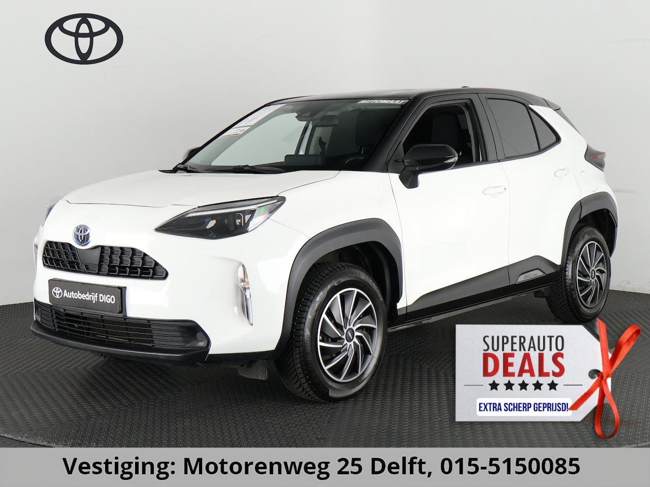 Toyota Yaris Cross - 1.5 HYBRID BI-TONE CONVENIENCE PACK CLOUD NAVIGATIE .CLIMA.CRUISE.GARANTIE TOT 2033 - AutoWereld.nl