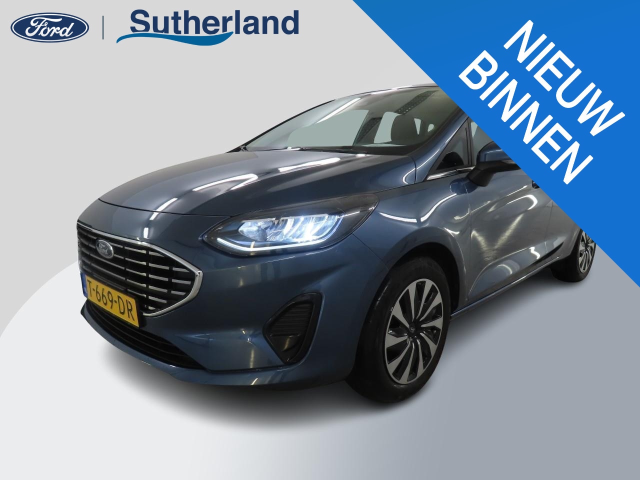 Ford Fiesta - 1.0 EcoBoost Hybrid Titanium | Scherm met Carplay/Android auto | Camera | Cruise control | - AutoWereld.nl