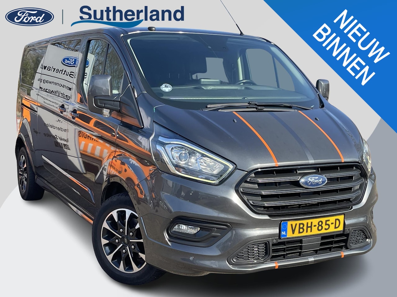 Ford Transit Custom - 310 2.0 TDCI L2H1 Sport SCI 170pk DC | Lederen Bekleding | Achteruitrijcamera | Trekhaak | - AutoWereld.nl