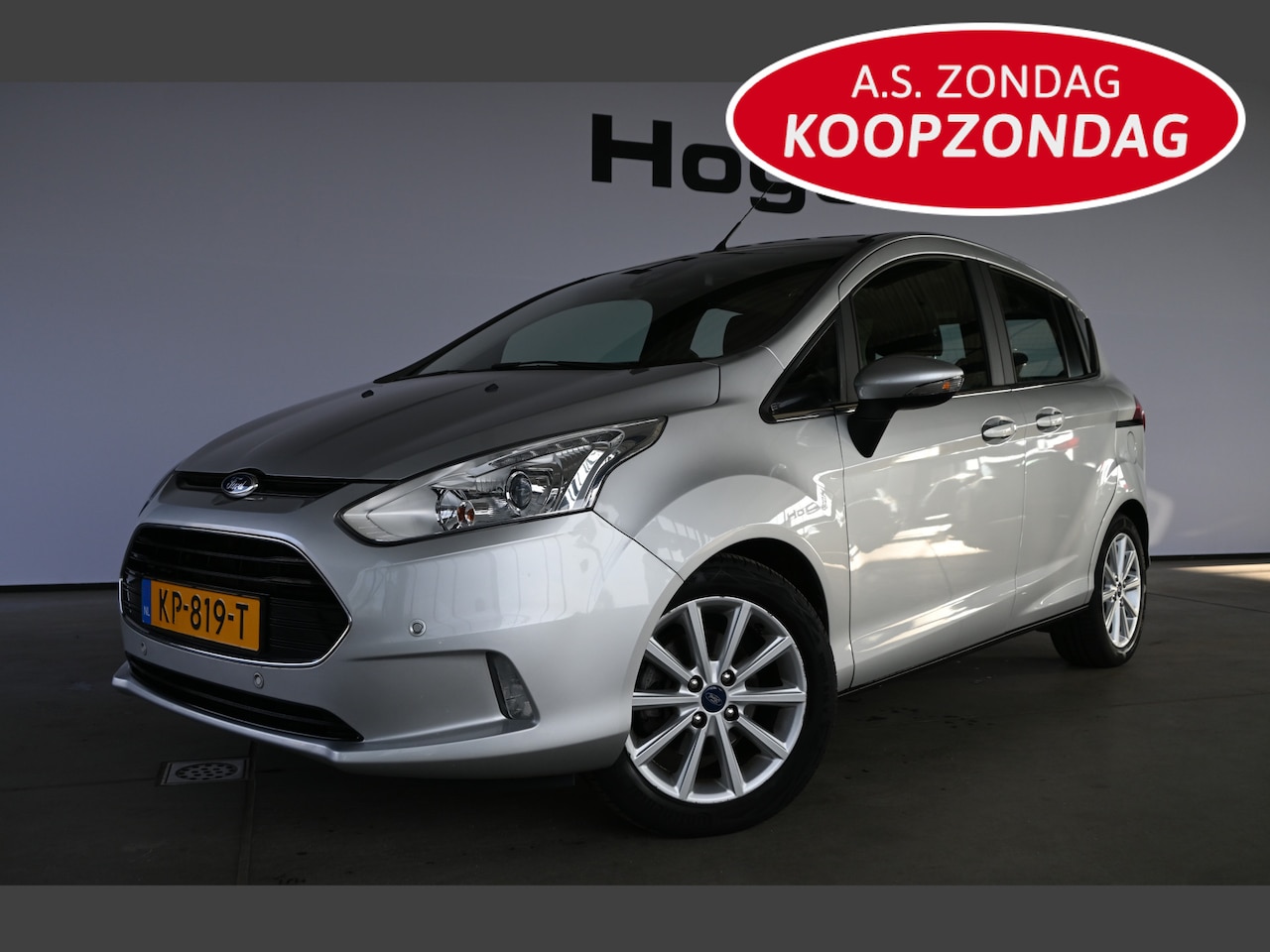 Ford B-Max - 1.0 EcoBoost Titanium Clima Navigatie PDC Rijklaarprijs Inruil Mogelijk! - AutoWereld.nl