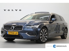 Volvo V60 - T8 455PK AWD Plus Bright | Panoramadak | Trekhaak | Adapt LED | BLIS | Getint Glas | Achte