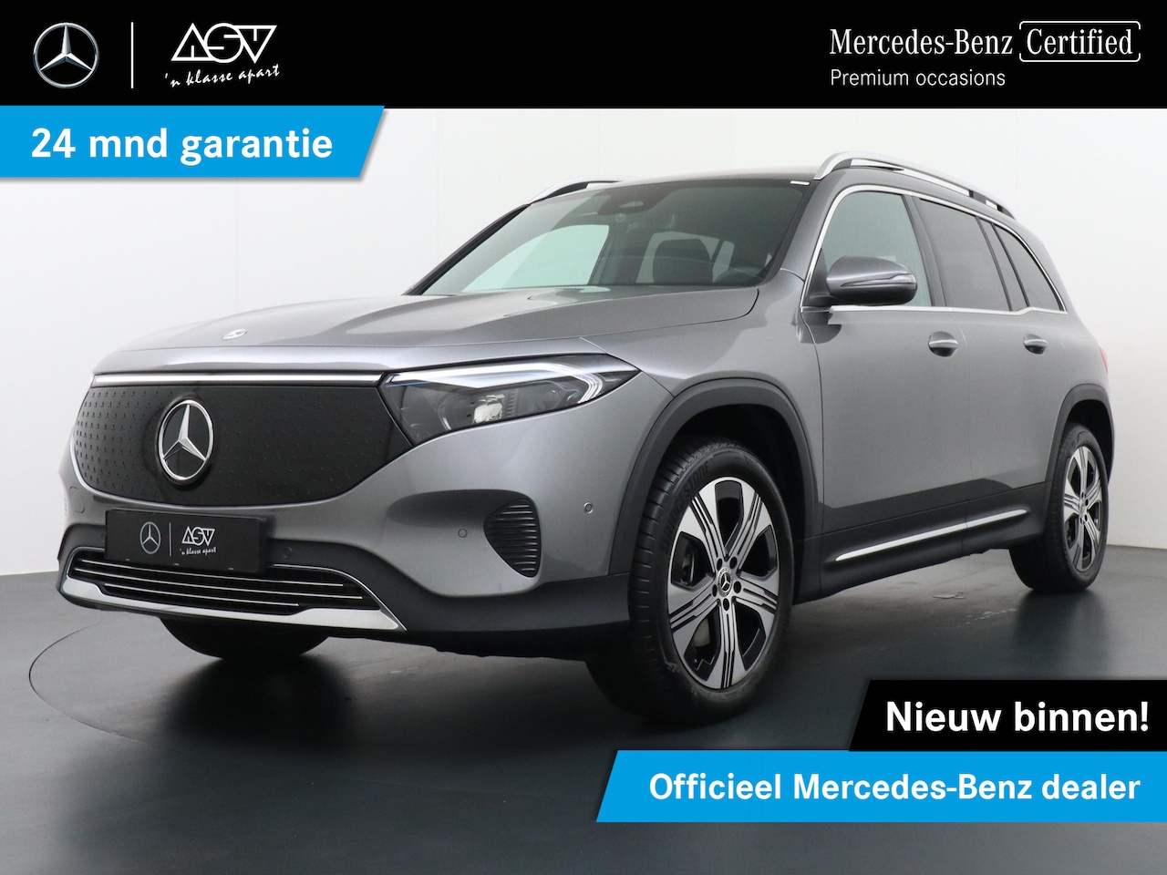 Mercedes-Benz EQB - 250+ Luxury Line 7p. 71 kWh Panoramadak, 7- zitplaatsen, winterpakket - AutoWereld.nl