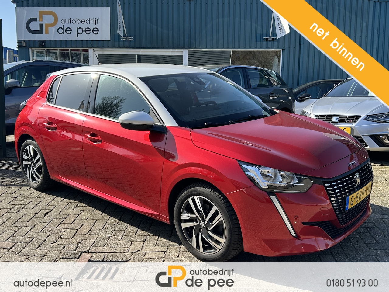 Peugeot 208 - 1.2 PureTech Blue Lease Allure GARANTIE/I-COCKPIT/CARPLAY/CAMERA/CLIMA/CRUISE/NAVI/LICHTME - AutoWereld.nl