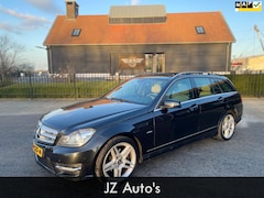 Mercedes-Benz C-klasse - 200 AMG AUTOMAAT PANORAMADAK LEER NAVI XENON FACELIFT