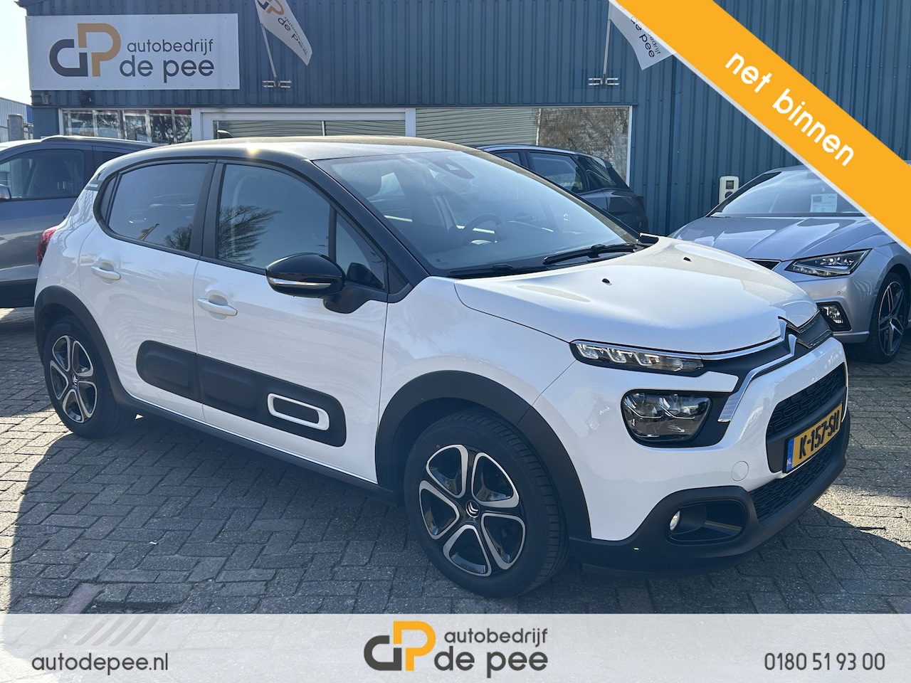 Citroën C3 - 1.2 PureTech Feel GARANTIE/CARPLAY/CLIMA/CRUISE/NAVI/PARKEERSENS./LICHTMETAAL rijklaarprij - AutoWereld.nl