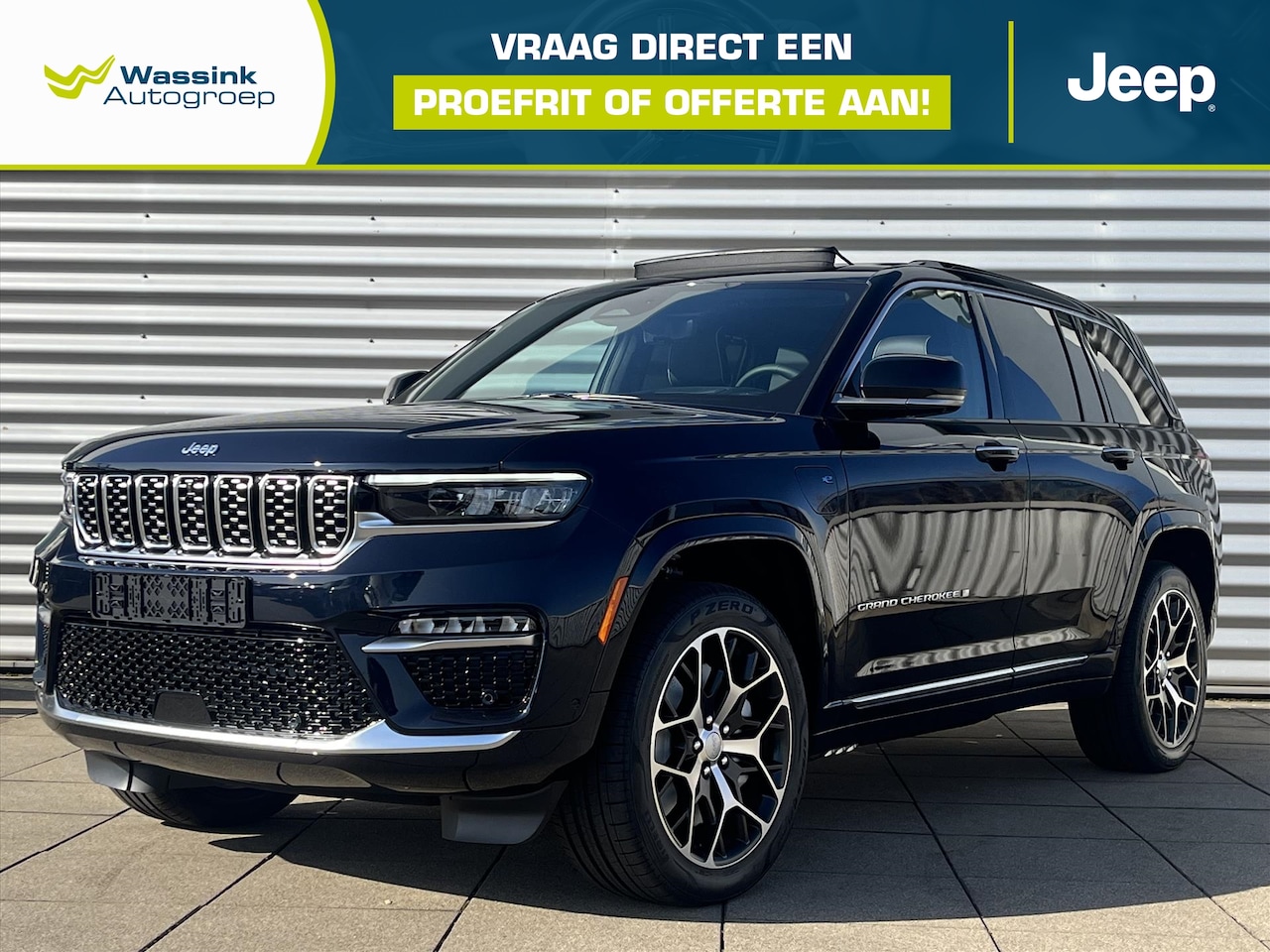 Jeep Grand Cherokee - 2.0T 4xe 375pk Plug-in Hybrid 4WD Aut Summit Reserve Full Options Voorraad voordeel - AutoWereld.nl