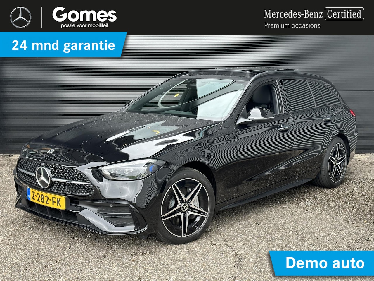 Mercedes-Benz C-klasse Estate - 300e AMG | Premium | Nightpakket | Panoramadak | Memorystoelen Verwarmd | 360° Camera | Bu - AutoWereld.nl