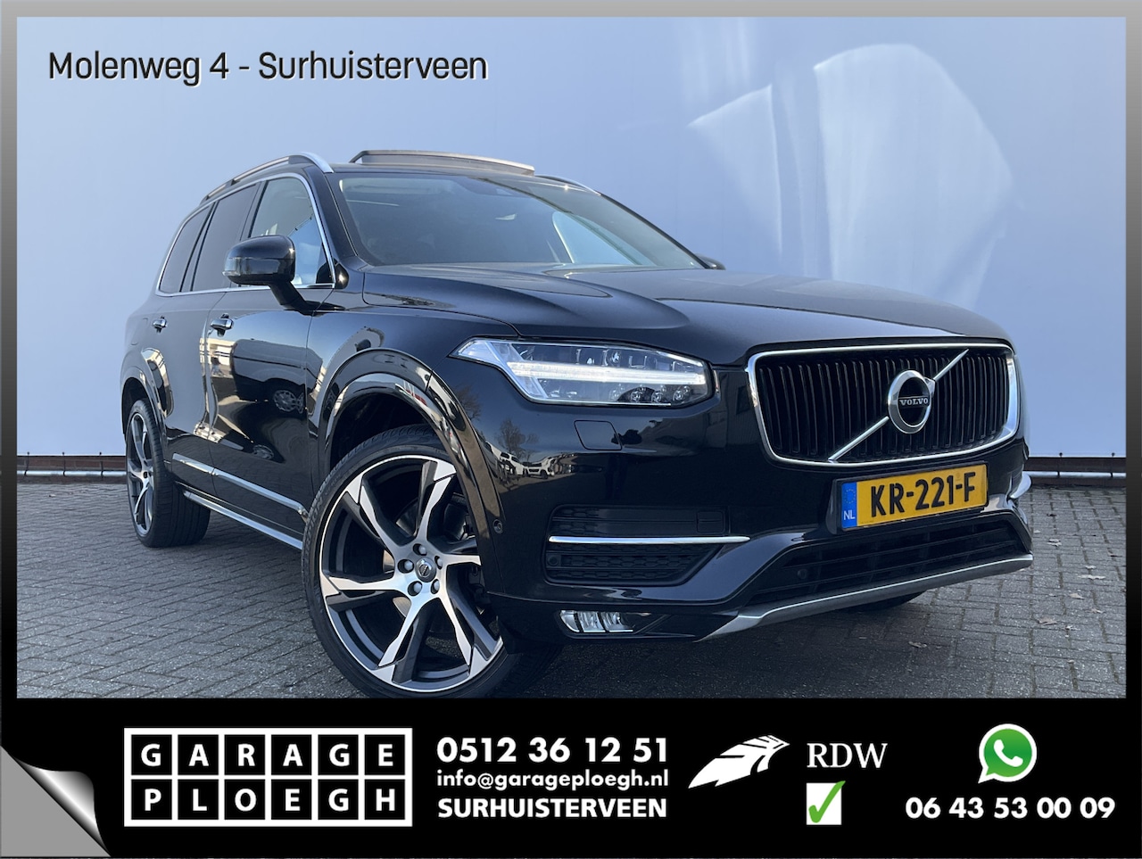 Volvo XC90 - 7-Pers 2.0 D5 AWD Inscription R-Design B&W Luxury Scandinavian 7-Zits - AutoWereld.nl