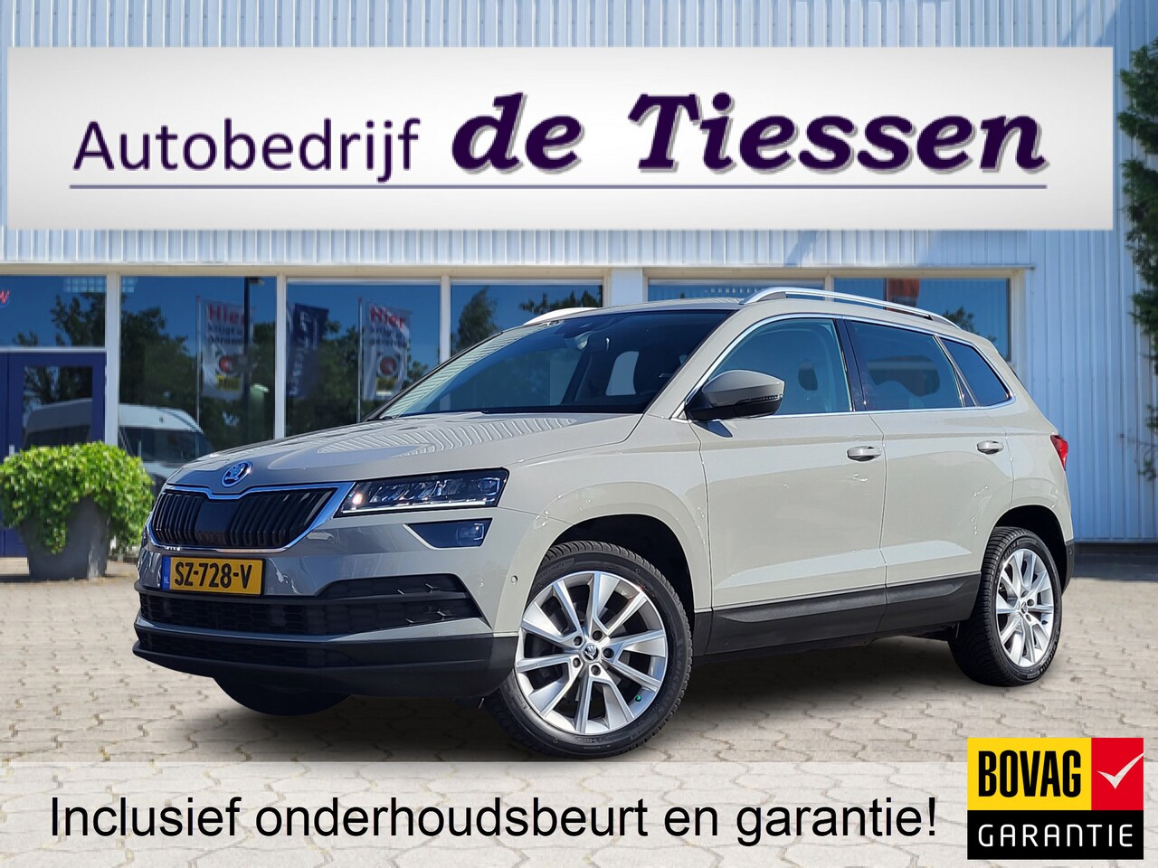 Skoda Karoq - 1.5 TSI ACT 150PK DSG Style Business, Leer, Trekhaak, Rijklaar met beurt & garantie! - AutoWereld.nl