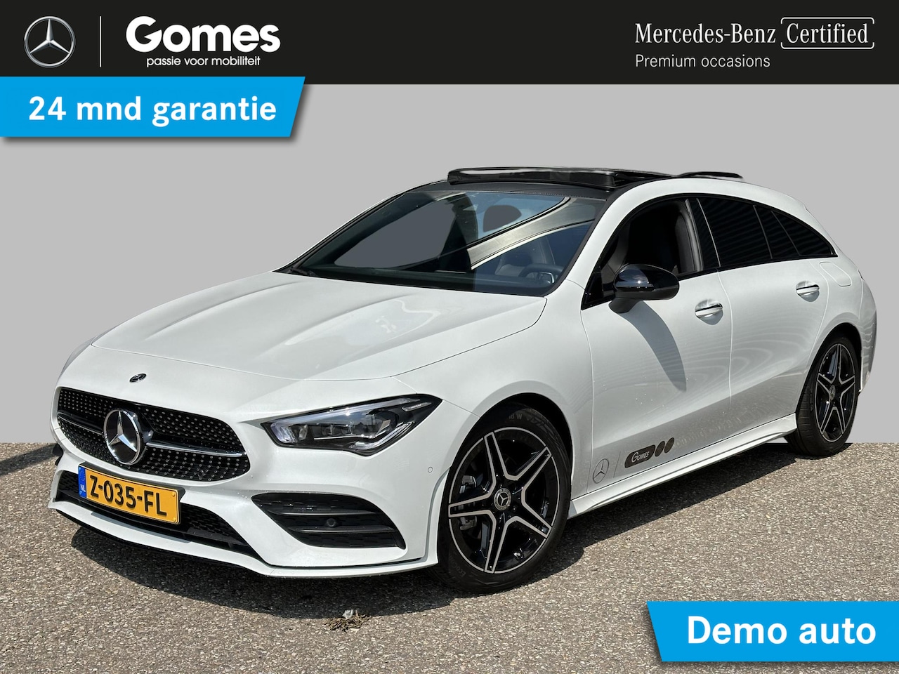 Mercedes-Benz CLA-klasse Shooting Brake - 180 AMG Line | Nightpakket | Panoramadak | Achteruitrijcamera | Stoelverwarming | Dodehoek - AutoWereld.nl