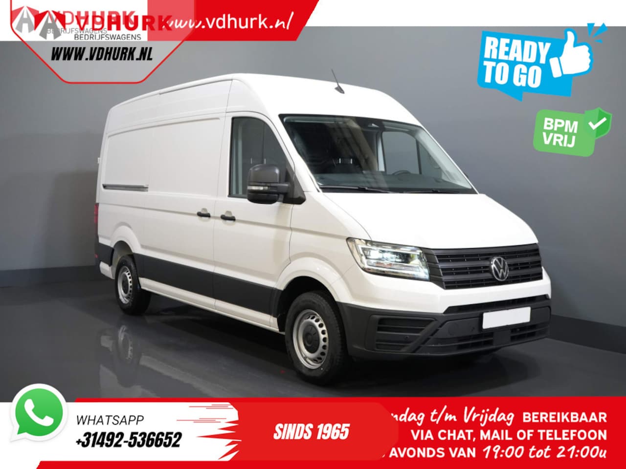 Volkswagen Crafter - 35 2.0 TDI 140 pk DSG Aut. L3H3 BPM VRIJ! LED/ Virtual Cockpit/ Camera/ Cruise/ Carplay/ G - AutoWereld.nl