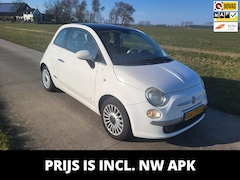 Fiat 500 - 1.2 Lounge pano dak lmv incl nieuwe APK