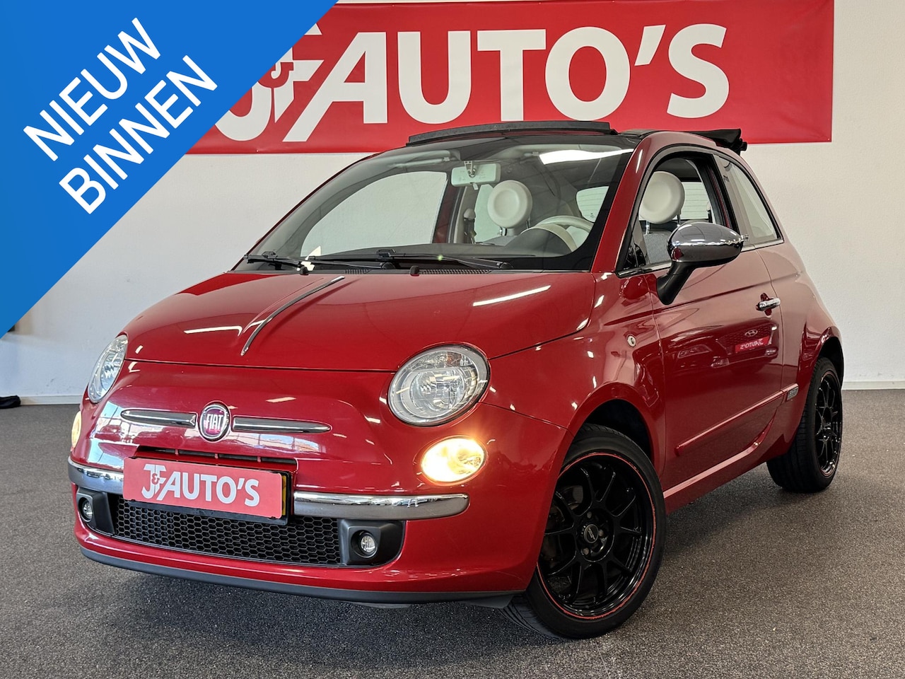 Fiat 500 C - 1.2 Lounge ECC AIRCO, ELEC PAKKET, 16 ''LMV - AutoWereld.nl