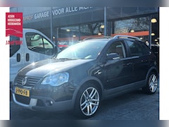 Volkswagen Polo - BWJ 11-2008 | 1.4-16V 81PK CROSS | LEER | STOELVERW | CLIMA | LICHTMETAAL |