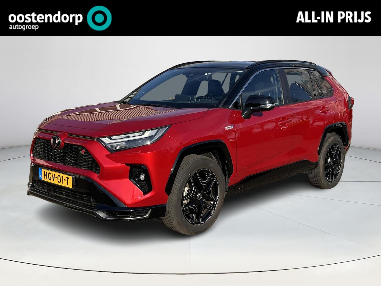 Toyota RAV4 - 2.5 Plug-in Hybrid AWD GR SPORT | Navigatie | Carplay | Elektrische voorstoelen | Stoel- + - AutoWereld.nl