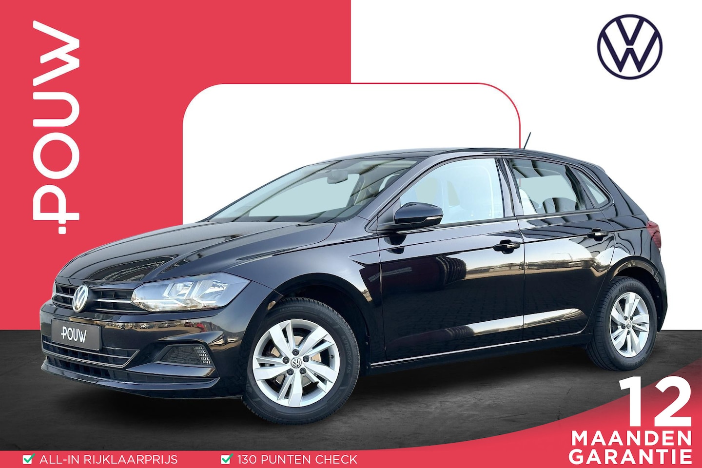 Volkswagen Polo - 1.0 TSI 95pk Comfortline Business | App Connect | Adaptive Cruise | Trekhaak - AutoWereld.nl