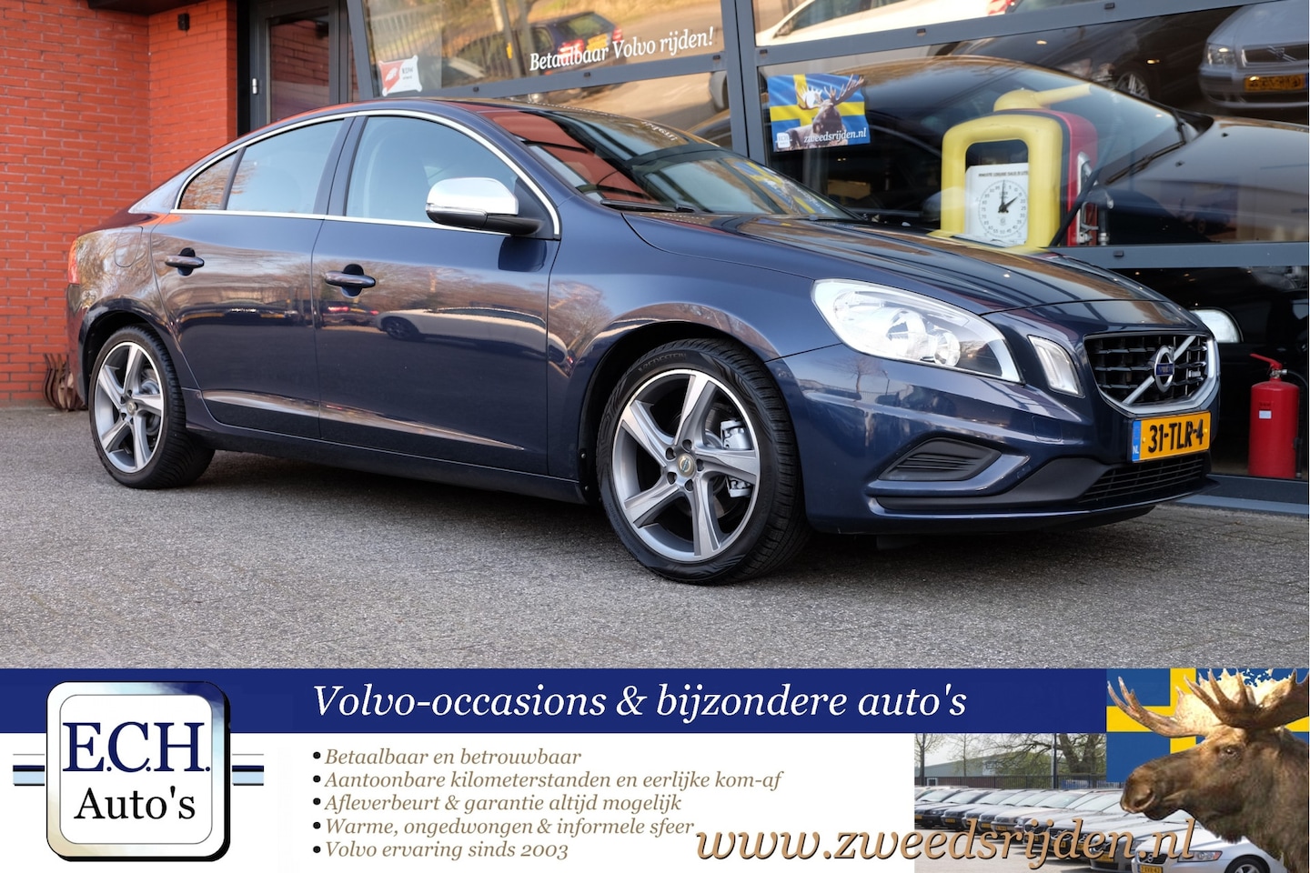 Volvo S60 - T3 150 pk R-Design, Navi, Bluetooth, 18 inch, Trekhaak - AutoWereld.nl