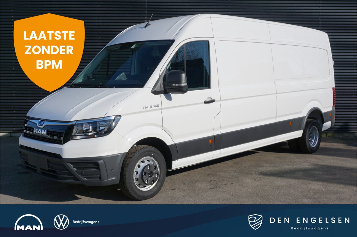 MAN TGE - | 5.160 | 2.0 TDI 164PK | L4H3 | 5,0T | TERUGGEKEURD | CARPLAY | GEVEERDE STOEL | | ACHTER - AutoWereld.nl