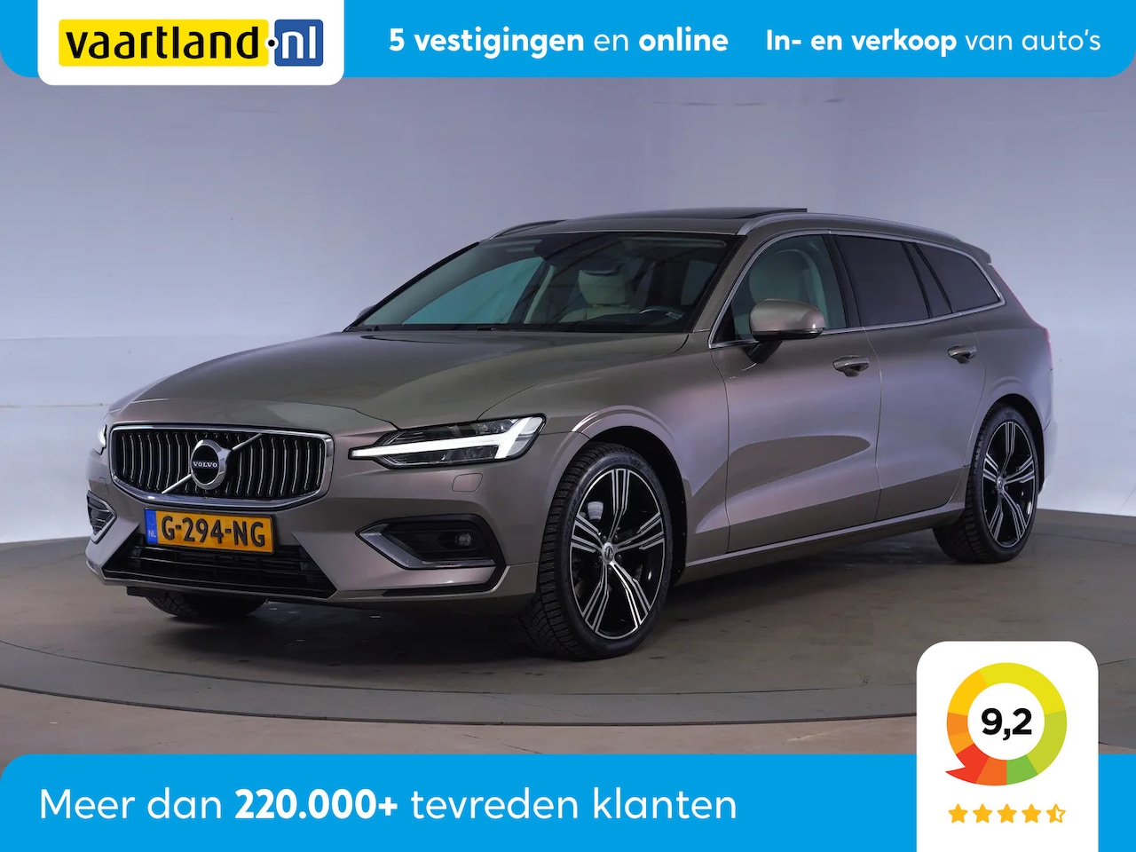 Volvo V60 - T4 190pk Inscription Aut. [ Panorama Harman/Kardon Standkachel Head-up ] - AutoWereld.nl