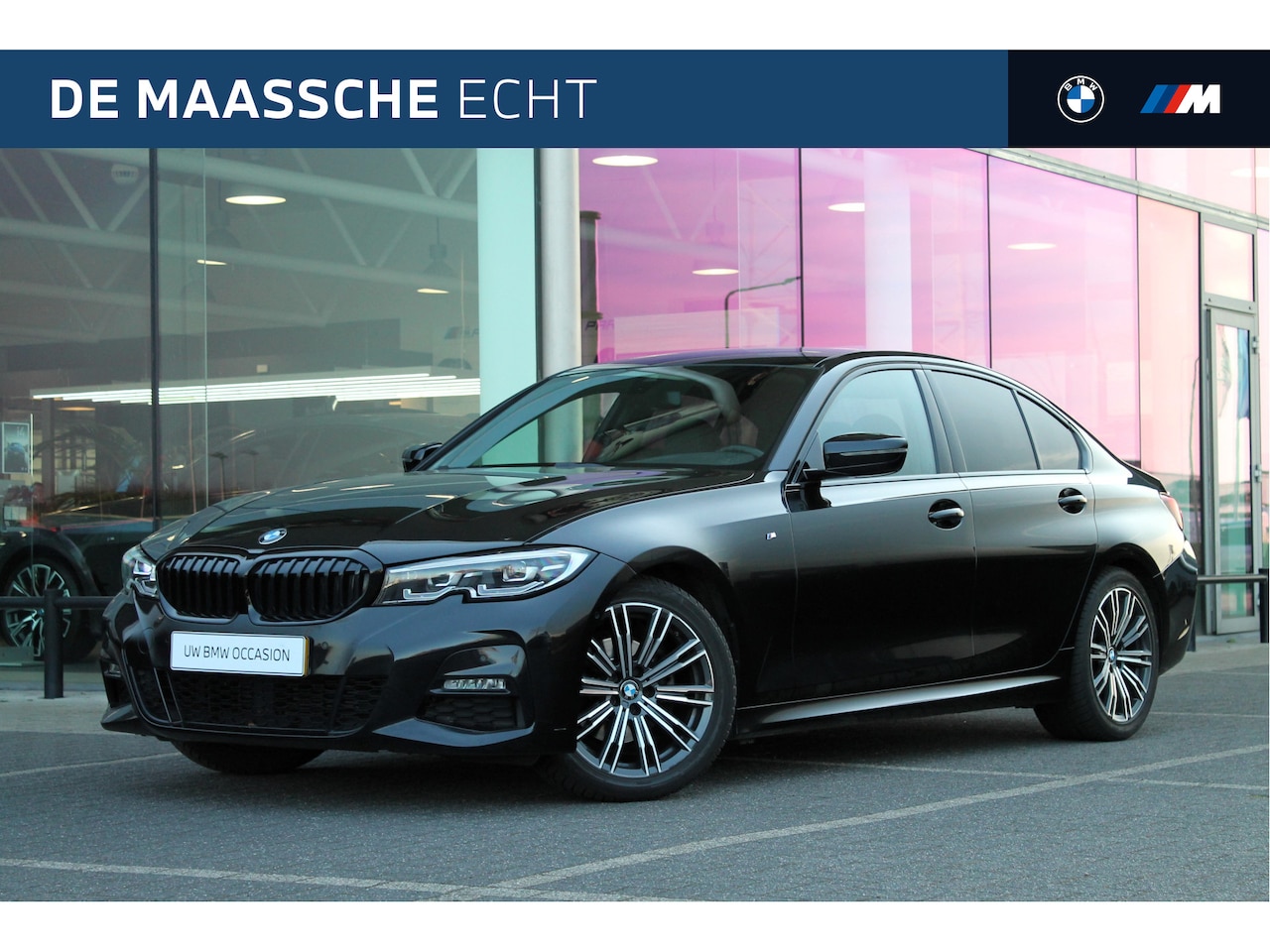 BMW 3-serie - 320i High Executive M Sport Automaat / Sportstoelen / Stoelverwarming / LED / Cruise Contr - AutoWereld.nl