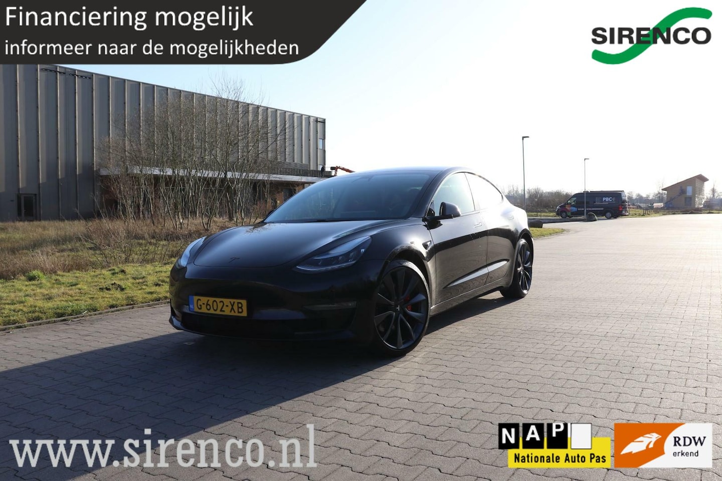 Tesla Model 3 - PERFORMANCE AWD 75 kWh dual motor 462pk leder panodak stoelverwarming v+a autopilot black - AutoWereld.nl