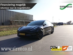 Tesla Model 3 - PERFORMANCE AWD 75 kWh dual motor 462pk leder panodak stoelverwarming v+a autopilot black