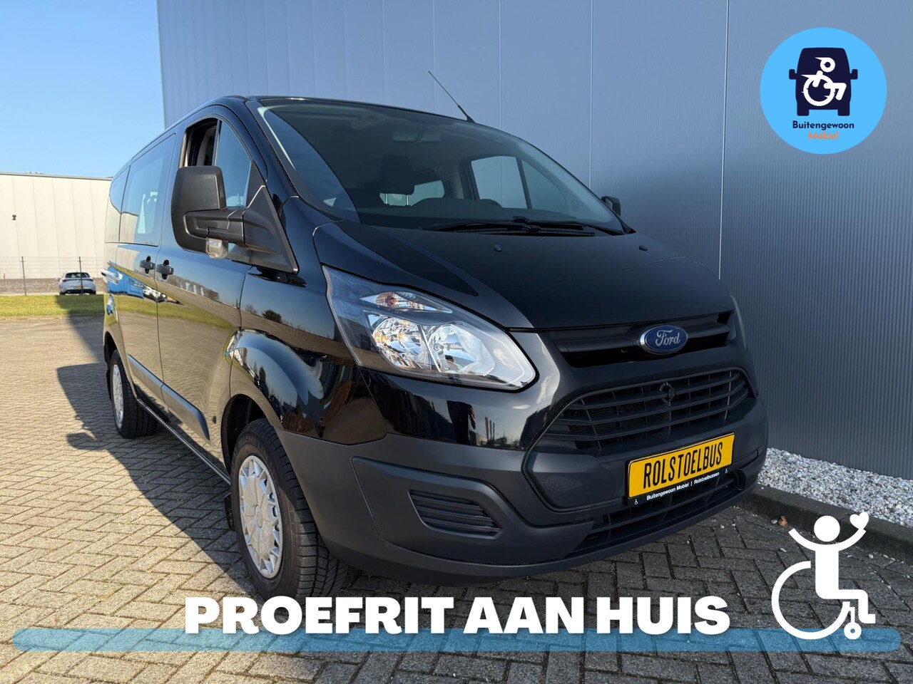 Ford Transit Custom - 2.2 | 2013 | Rolstoelbus L1H1 | 3 / 4 persoons uitvoering - AutoWereld.nl