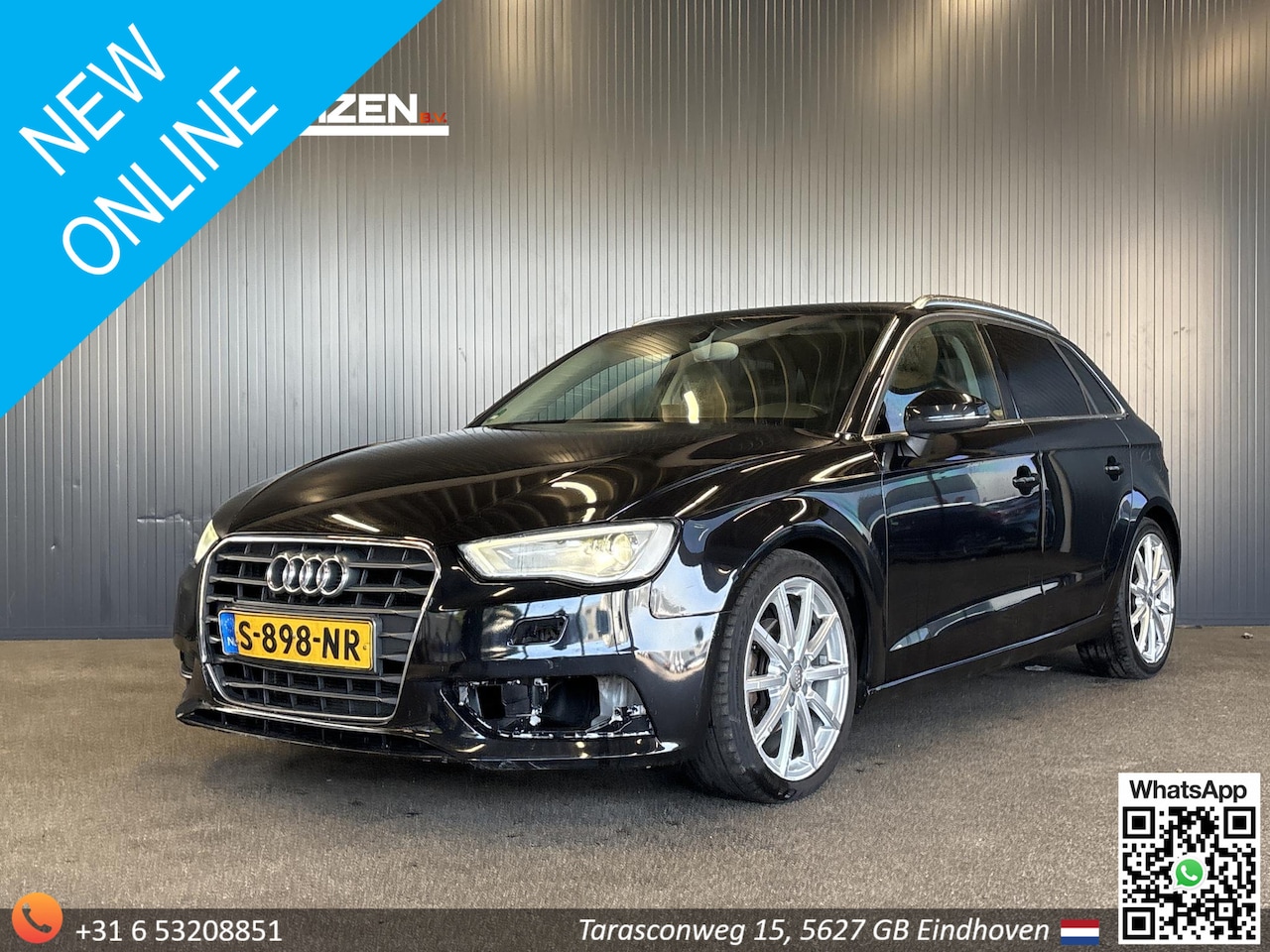 Audi A3 Sportback - 2.0 TDI S-LINE Automaat | Climate | Cruise | Navi | PDC | - AutoWereld.nl