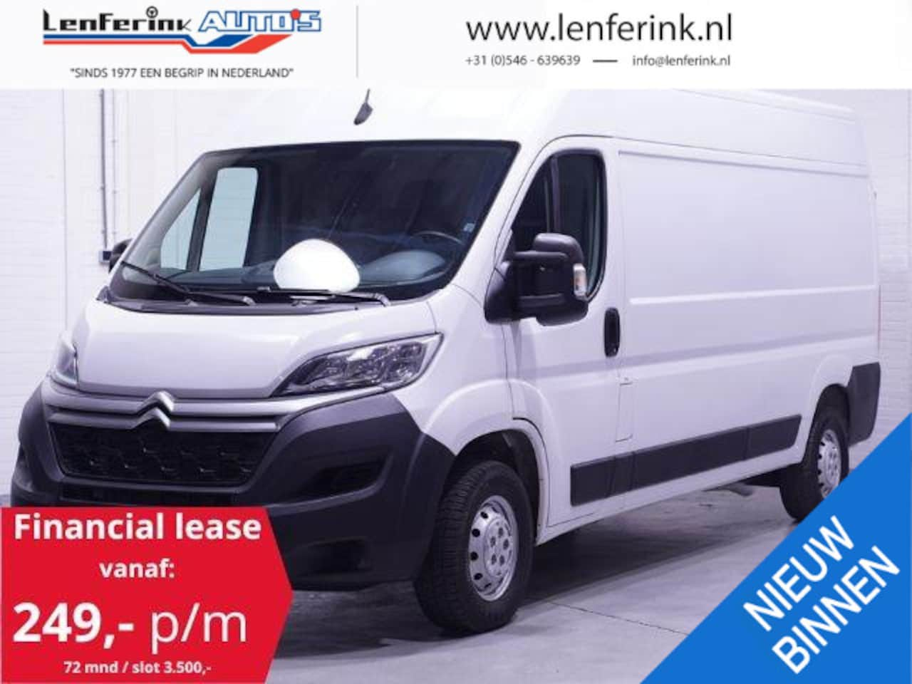 Citroën Jumper - 2.2 HDI 140 pk L3H2 Navi, Camera Airco, Cruise Control, Laadruimte Pakket, PDC achter, 3-Z - AutoWereld.nl