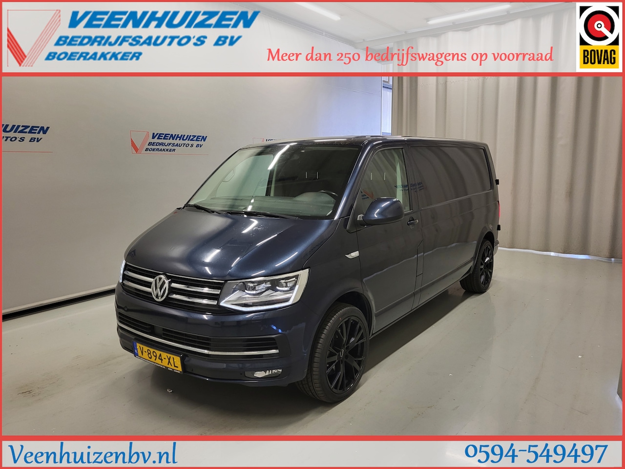 Volkswagen Transporter - 2.0TDI 204pk L2/H1 Automaat Euro 6! - AutoWereld.nl