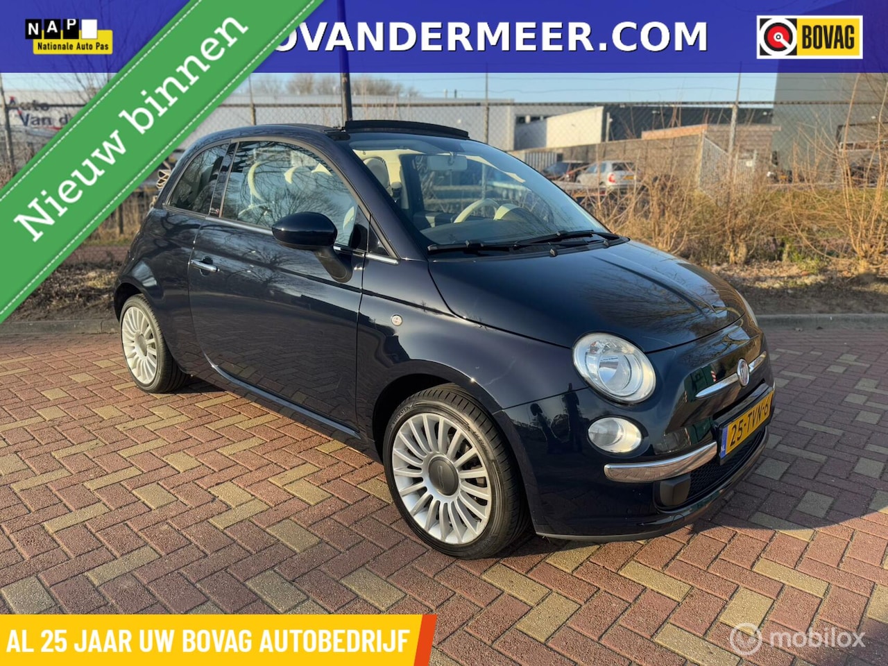 Fiat 500 C - 1.2 Lounge / Cabrio / Leuke auto - AutoWereld.nl