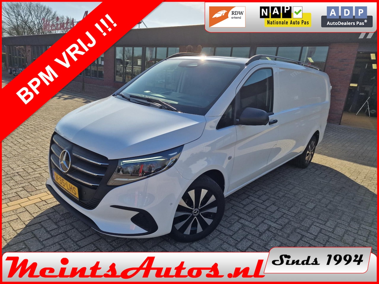 Mercedes-Benz Vito - 119 CDI L3 XXL Pro 4-MATIC 4x4 AUT9 E6 Multi-beam, Distronic, Leder, Trekhaak, Deuren, Cam - AutoWereld.nl