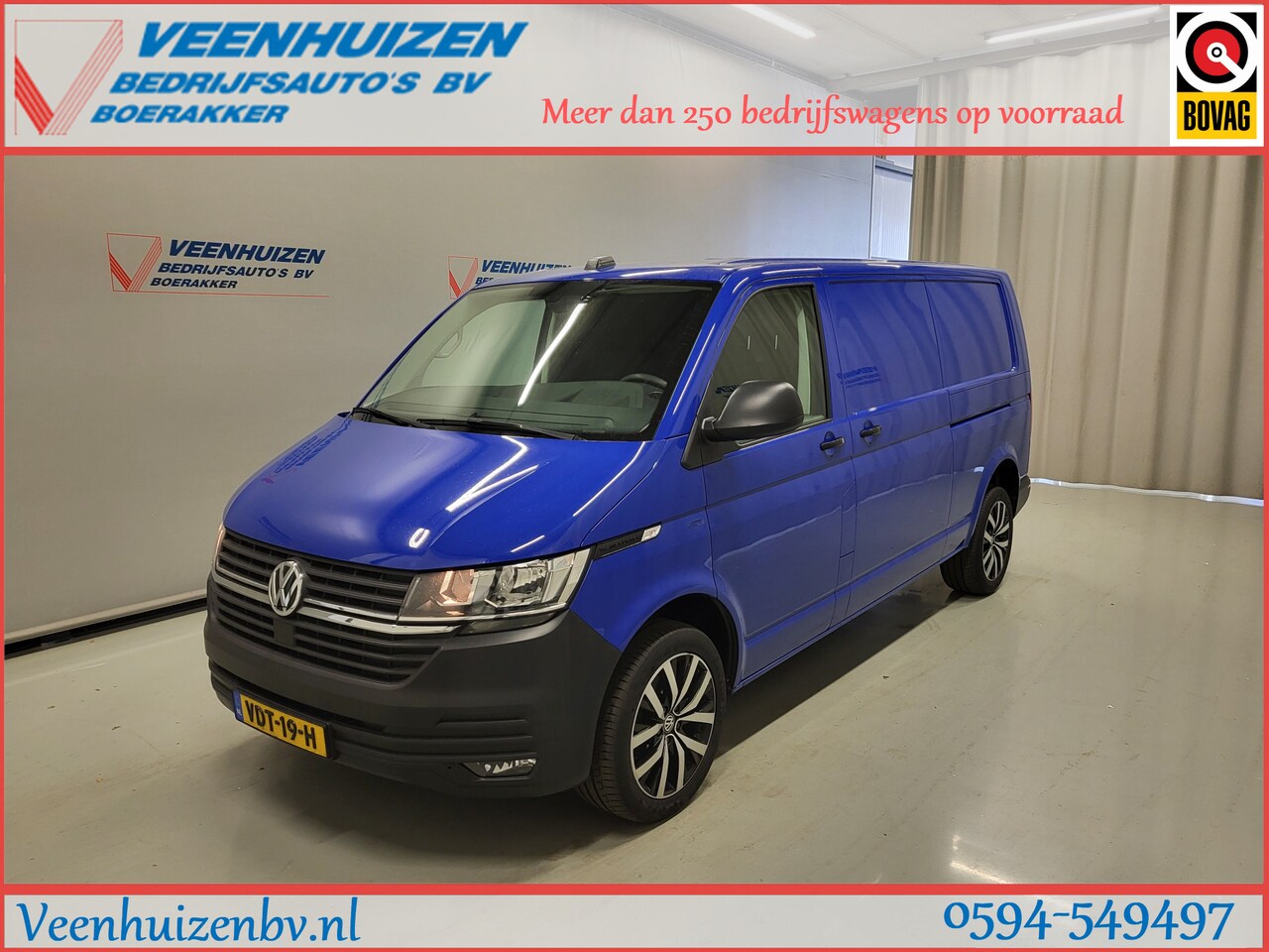 Volkswagen Transporter - 2.0TDI 150pk L2/H1 Automaat Euro 6! - AutoWereld.nl