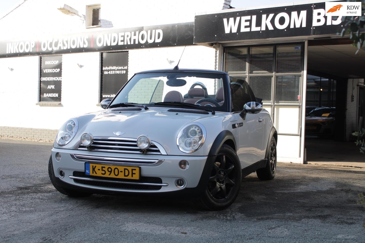 MINI Cabrio - Mini 1.6 One | Airco | Elec ramen | Cruise control | Parkeersensoren | Stoelverwarming - AutoWereld.nl