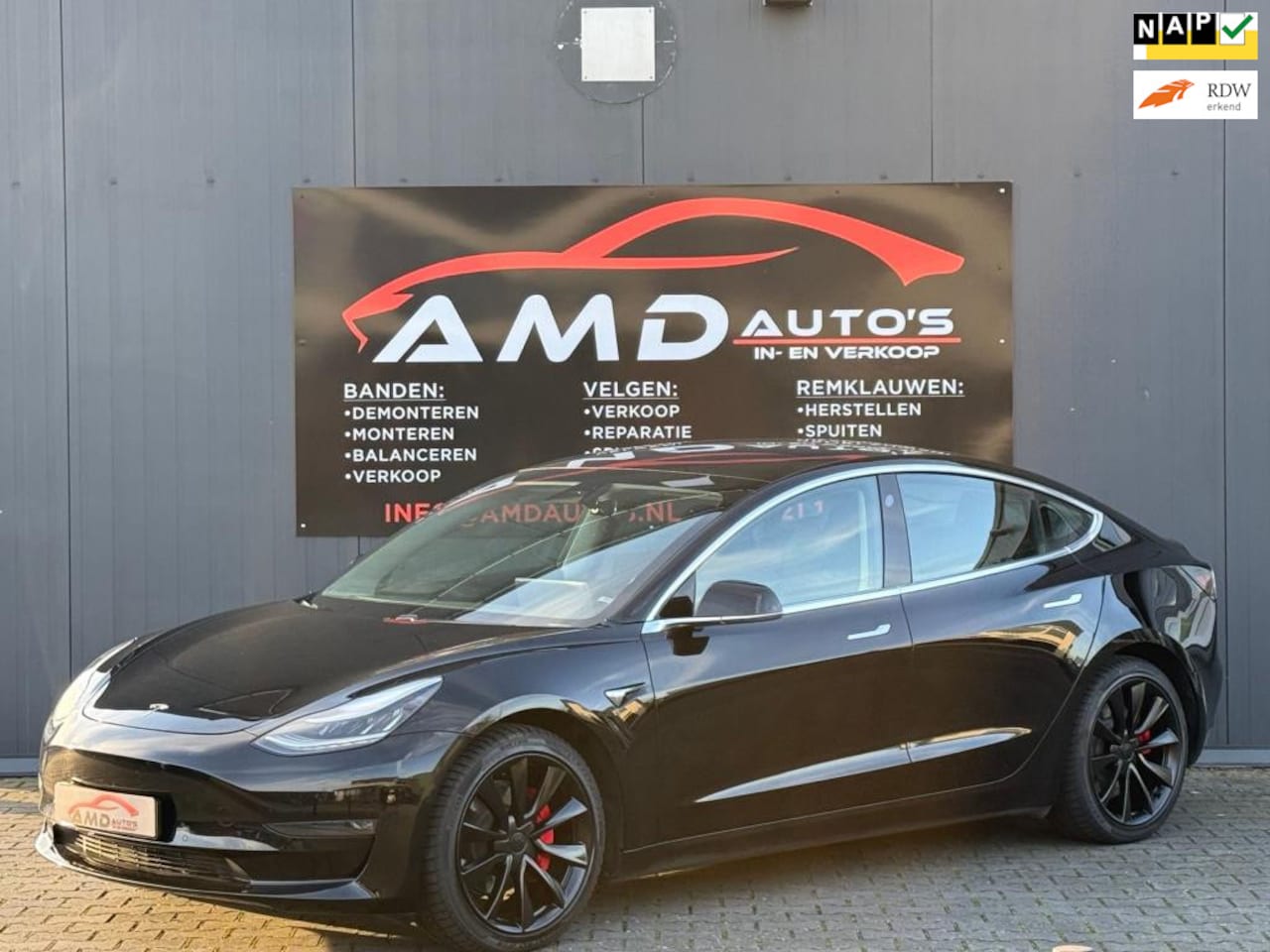 Tesla Model 3 - Long Range RWD Long Range AWD 75 kWh |BTW Auto|Autopilot|Pano|Nap| - AutoWereld.nl